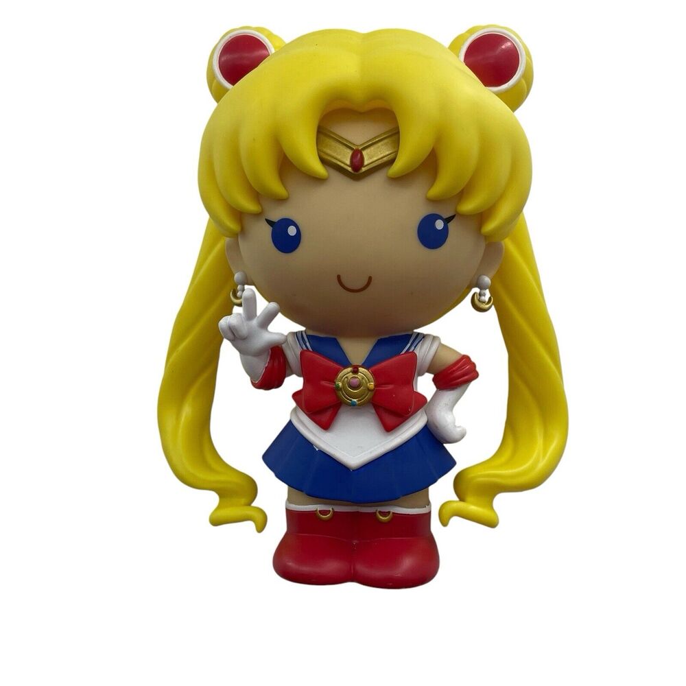 Sailor Moon Usagi Chibi Figural‎ Coin Piggy Bank 9” Anime Japan Character Toy